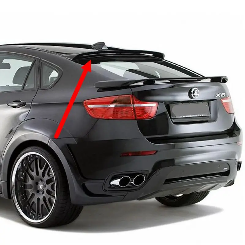Для BMW X6 X Series F16 2014 2015 2016 2017 Высокое качество ABS Материал Задний спойлер задний