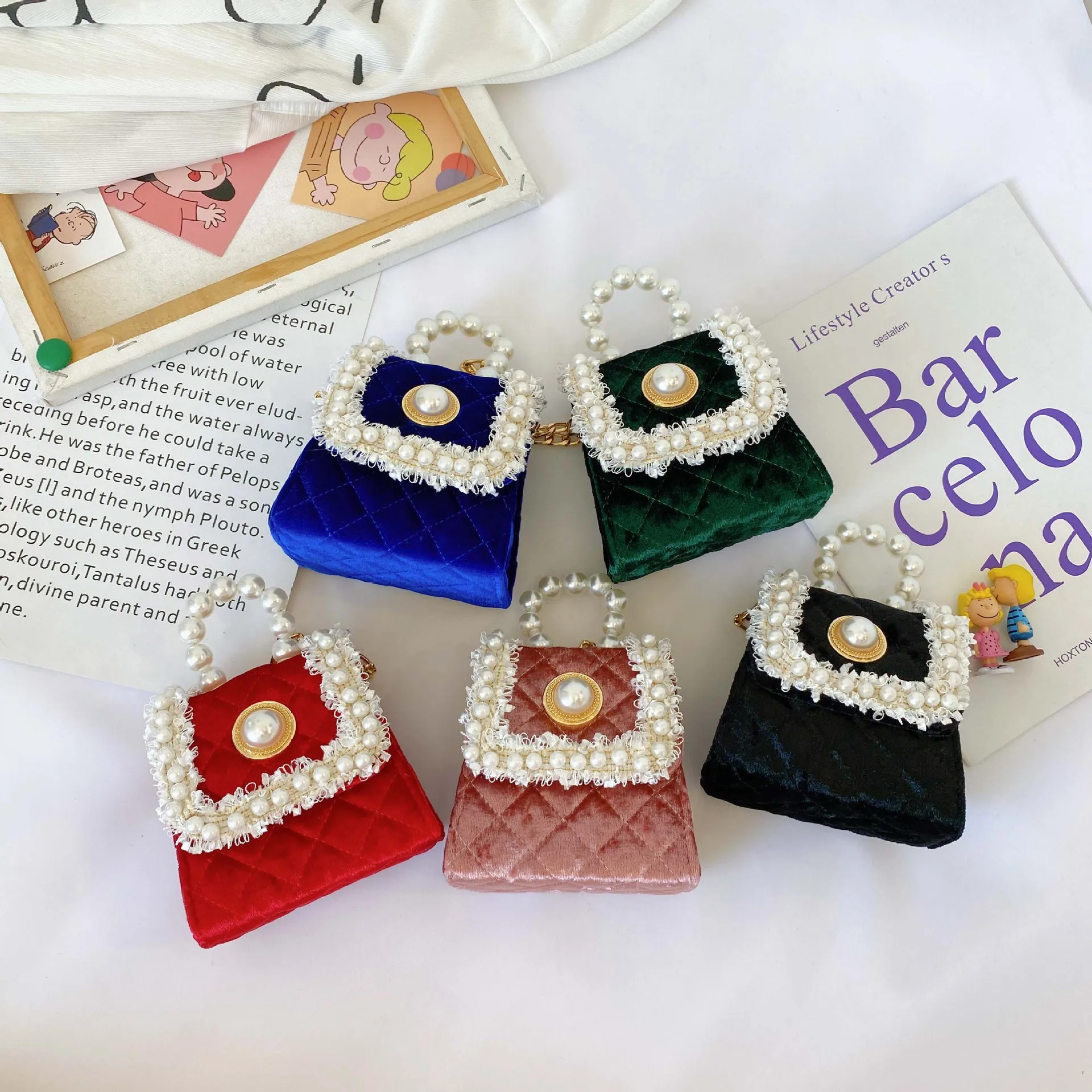 

Мини-кошельки для девочек, милые сумки через плечо для девочек, вечерние сумки с жемчугом, маленькая сумочка для младенцев, кошелек в подаро...