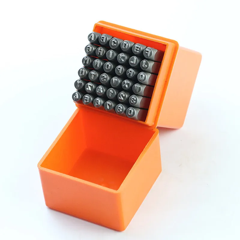 36 шт./компл. стальной штамповочный набор с буквенным номером металлический