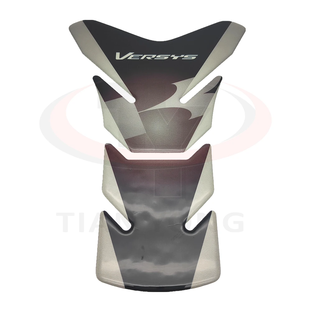 

Fish Bone Applique Sticker Decals 3D for KAWASAKI Versys 650 1000 VERSYS650 VERSYS1000 Tankpad Tank Gas Cap Pad Filler Cover