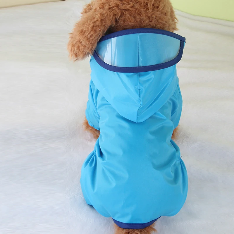 Светоотражающий дождевик для собак Одежда питомцев водонепроницаемый