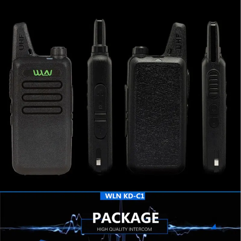 WLN KD-C1 мини иди и болтай Walkie Talkie UHF приемно-передающая радиоустановка 5 Вт мини Портативный 2 Way Радио УВЧ 400-470Mh радио иди и болтай Walkie Talkie