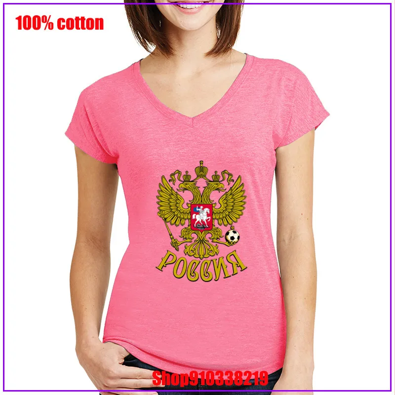Футболка для футбола с эмблемой России и орла 32 дюйма Женская Роскошная