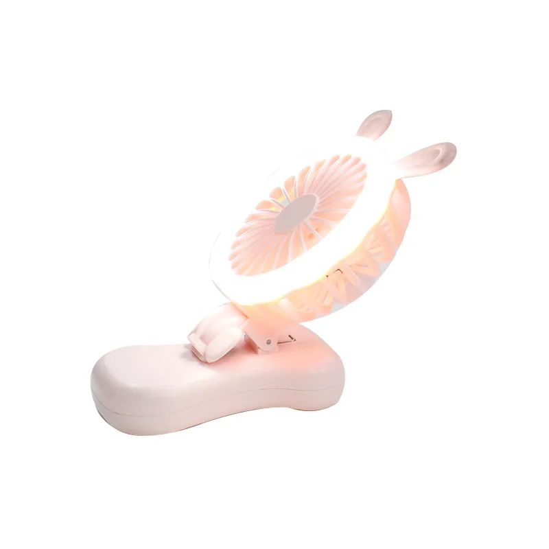 Цветсветильник маленький мини-вентилятор с милой мультяшной тематикой