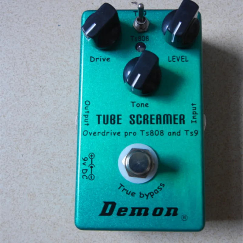 Педаль Гитары ra DemonFX TS808 трубка Screamer Overdrive Pro Винтаж педаль эффектов для