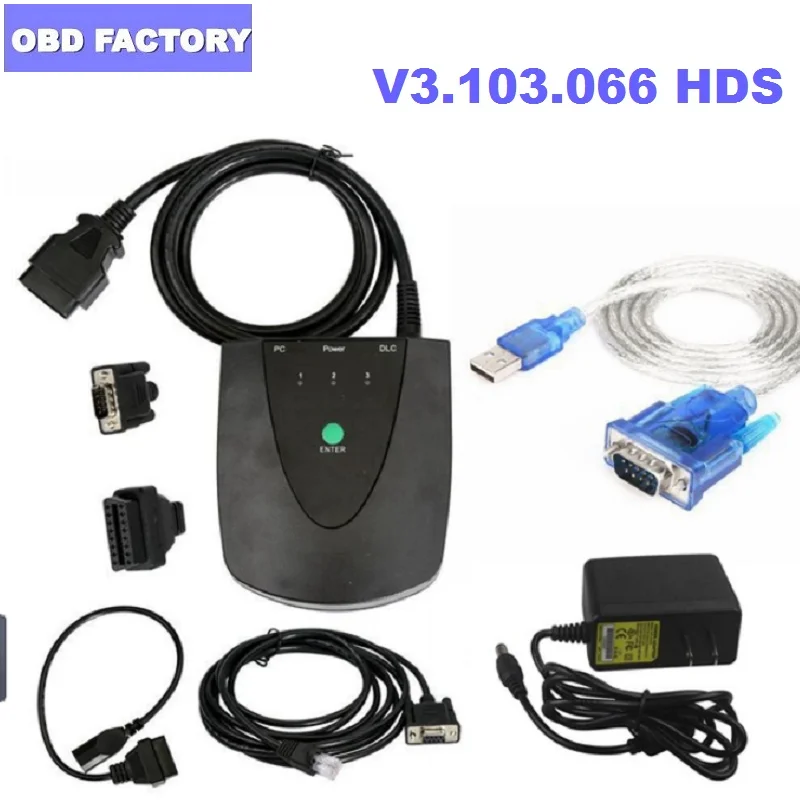 Диагностический инструмент V3.103.066 для Honda HDS Tool He новейшая версия с двойной платой