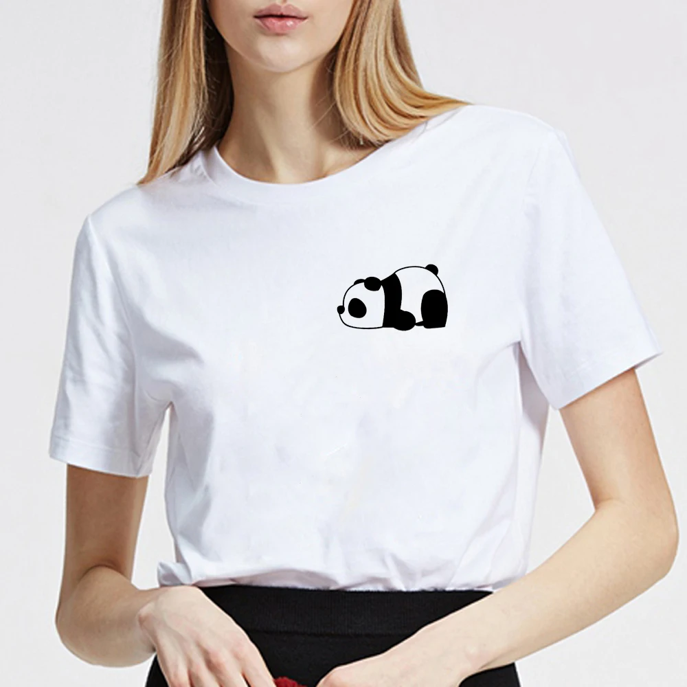

Panda Shirt Pocket Tee Panda Bear Animal Lover cotton t shirt Graphic tee Hipster Tumblr Cozy tops plus size