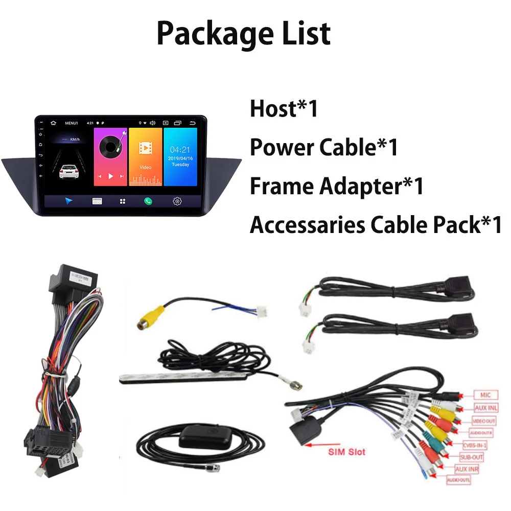 

Android 9.0 For BMW X1 E84 2009 2010 2011-2014 Car Radio Multimedia Video Player Tape Recorder Quad-Core 2GB+32GB USB No DVD BT