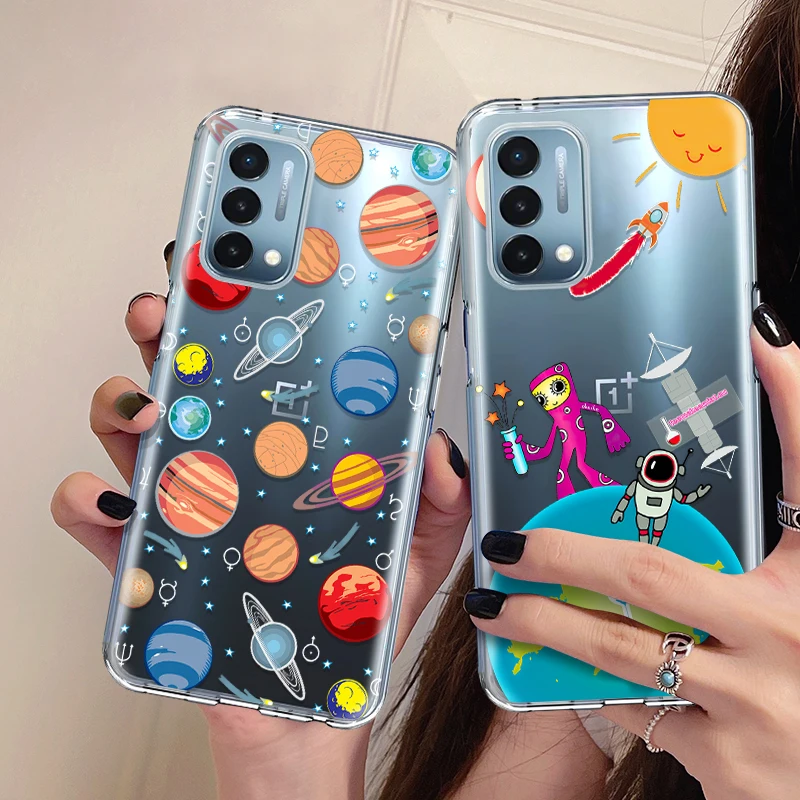

OnePlus 7 Pro 5 5t 6 6t 7t Nord Anime Astronaut Soft TPU Silicone Mobile Phone Case OnePlus 7 8 8 9 Pro 8T 9 COVER Funda Coque