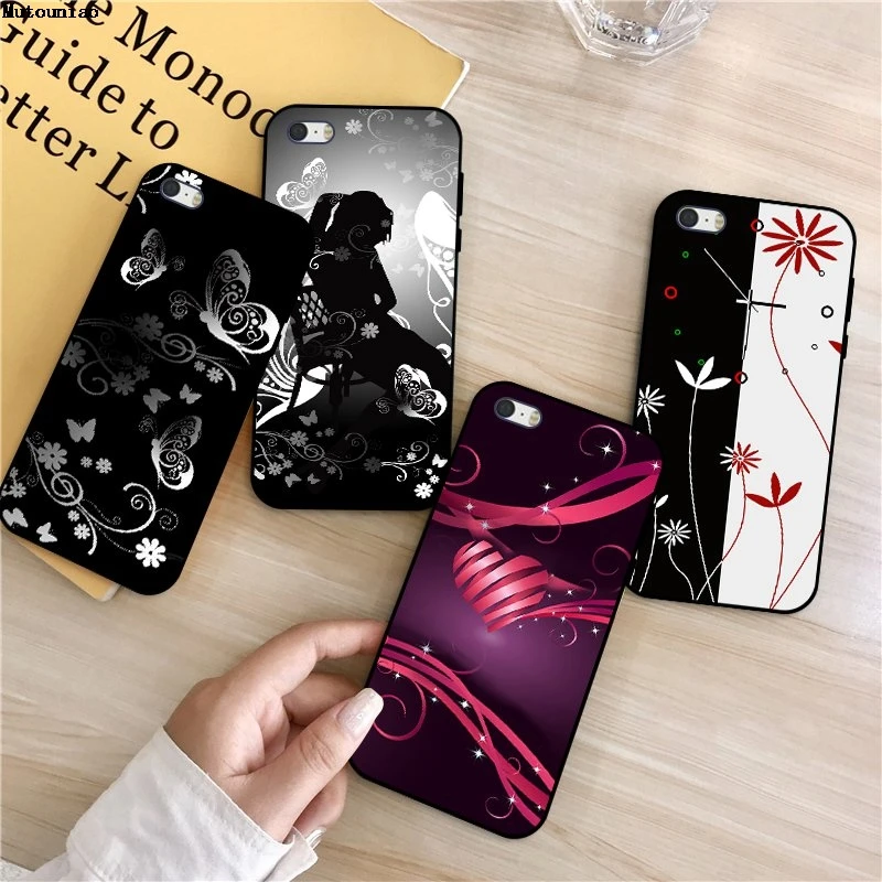 Мягкий чехол из ТПУ с акварелью 3 для iPhone 5 5S SE 6 7 8 11 Pro X XS XR Max Plus