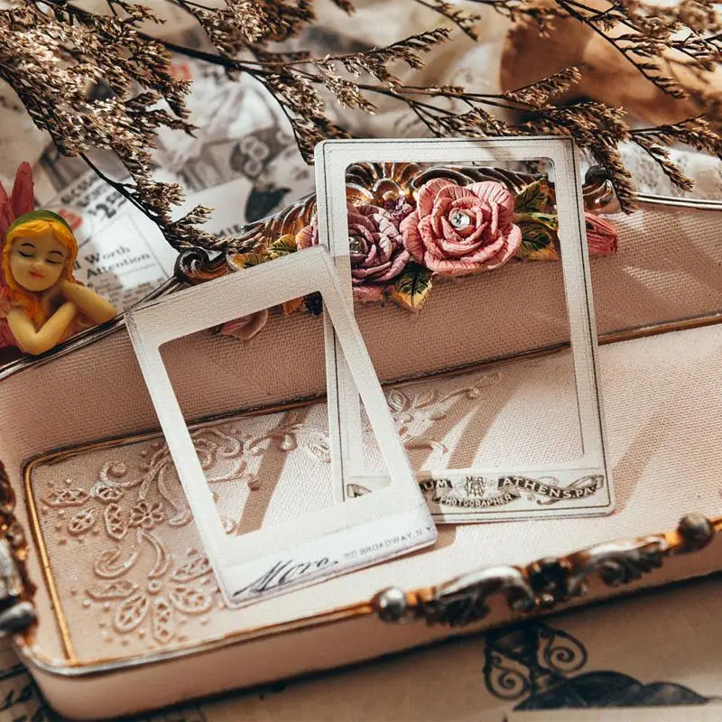 Винтажный фотоальбом Junk Journal наклейка для украшения границы Подарочная