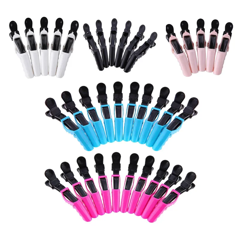 

Alligator Hair Clip 5/6/10pcs Crocodile Clips Styling Tools Salon Baber Color Cutting Extension Care tool Bow Hair Clips 5Colors