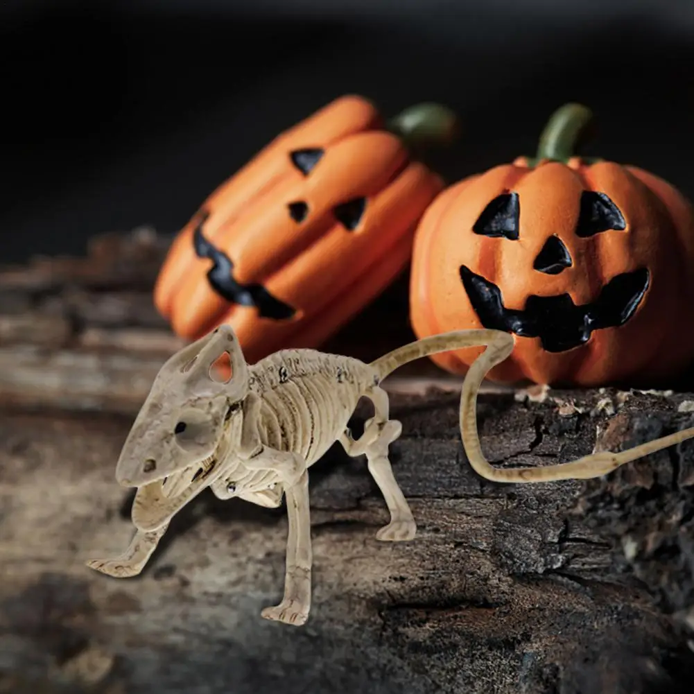Украшение на Хэллоуин скелет кости жуткий паук мышь Скорпион ящерица бонез