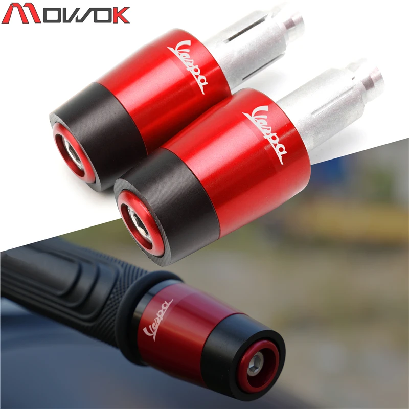 

For Vespa Granturismo 125/200 GTS 125/250 S125/150/300 Super Motorcycle CNC Handlebar Grips Handle Bar Cap End Plugs