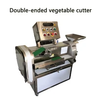 200 1000kgh double head commercial vegetable cutter multi function fries cutting machine for radishpotatotaromelon 220v 1pc