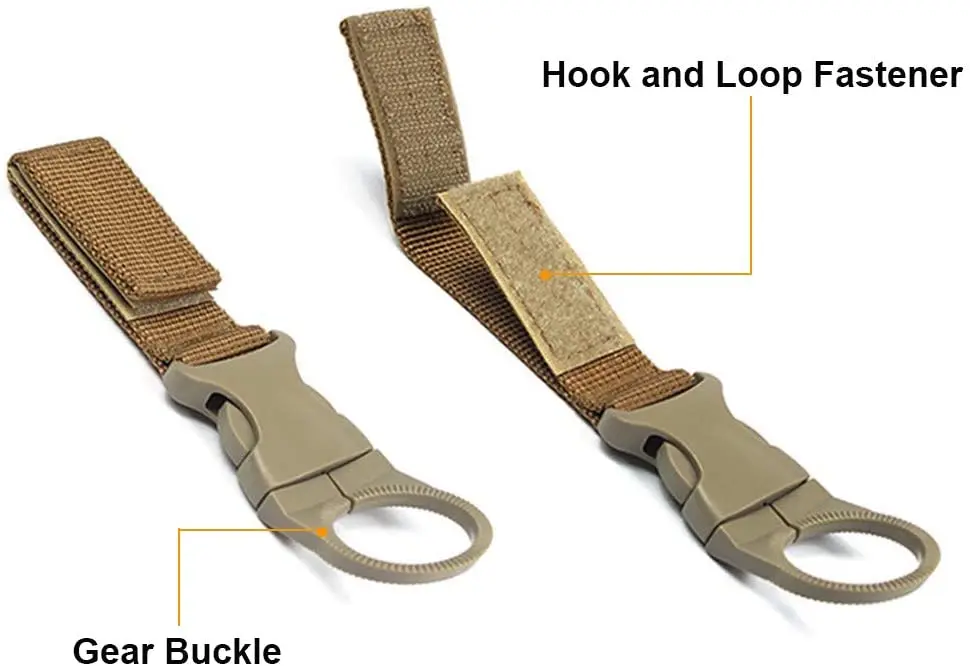 Пряжка нейлоновая съемная для бутылки с водой крючки рюкзака | Спорт и