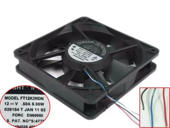 Кулер для сервера COMAIR ROTRON FT12K3NDN DC 12 В 0 50 а 120x120x25 мм|square fan|comair rotronserver fan |