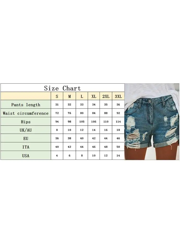 

Street Trendy Fashion Ripped Denim Straight Shorts Biker Women Korean Style 2021 Summer Denim High Waist Cool Short Chic