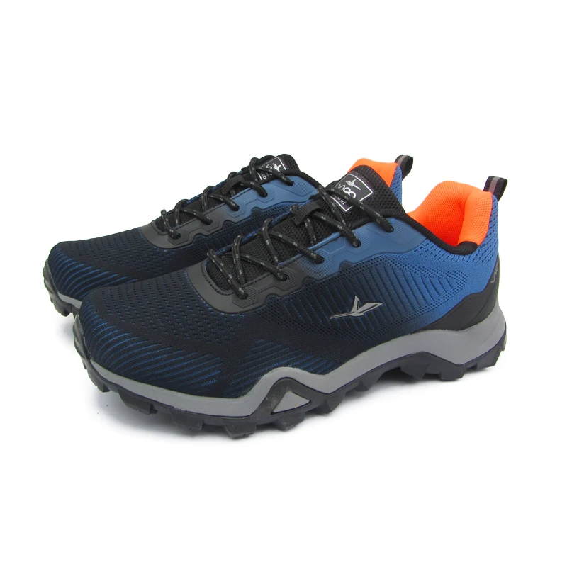 Hiking Shoes Men Breathable Knitted Mesh Non-Slip Sneakers Low Top For Outdoor Trailing Trekking Walking Work Trail Casual SHOES