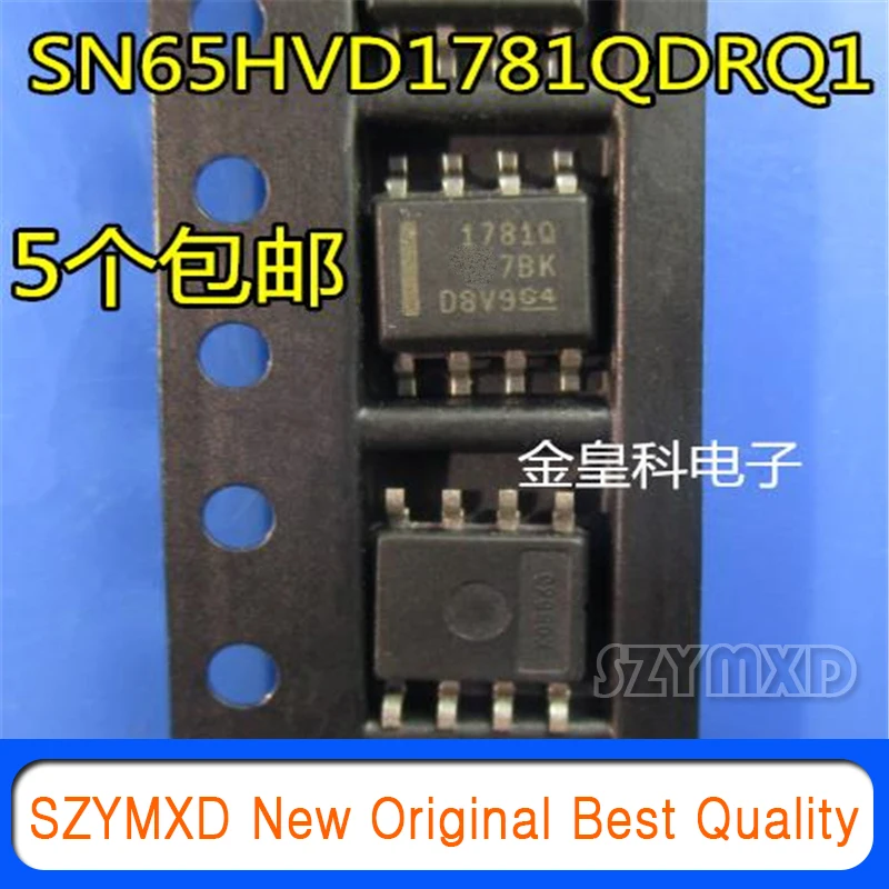 

5Pcs/Lot New Original SN65HVD1781QDRQ1 1781Q SOP8 Transceiver IC Chip In Stock
