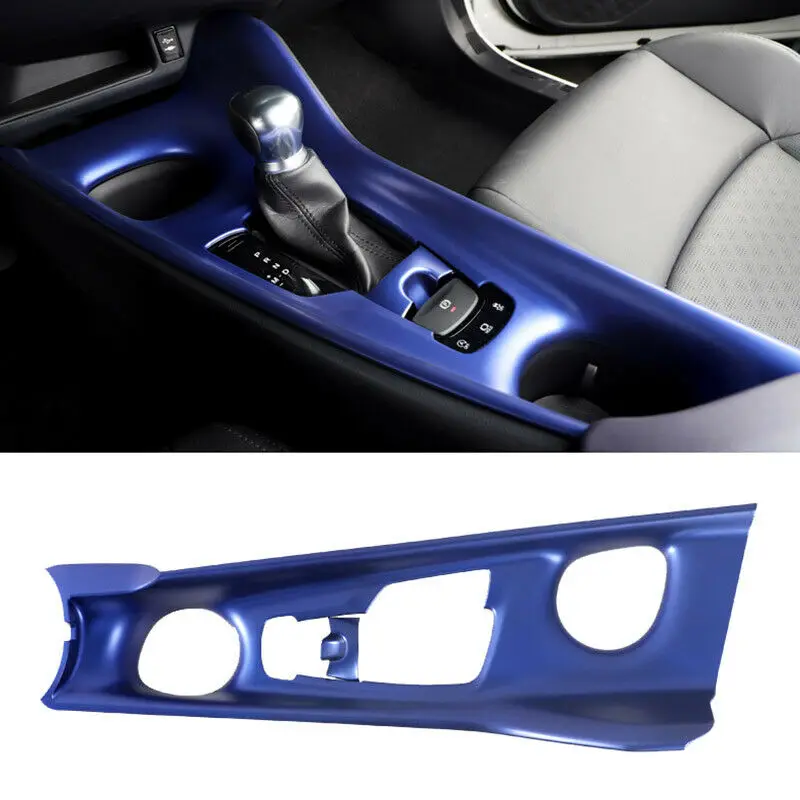 

Консоли Шестерни коробка переключения Панель Накладка для Toyota C-HR 2020-2021 матовый синий модификация автомобиля