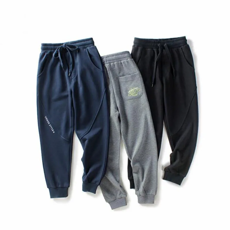 

Детские спортивные штаны 2021 г. Весна-лето, новые спортивные штаны для мальчиков повседневные штаны с вышивкой для мальчиков-подростков детс...