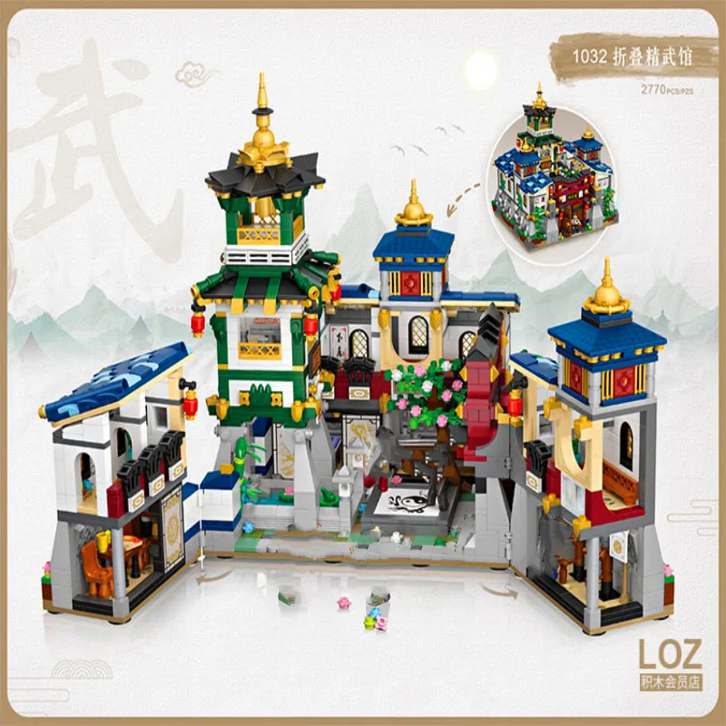 2770 шт. лоз мини-блоки/Loques китайской традиции культуры/в стиле кунг-фу JINGWU