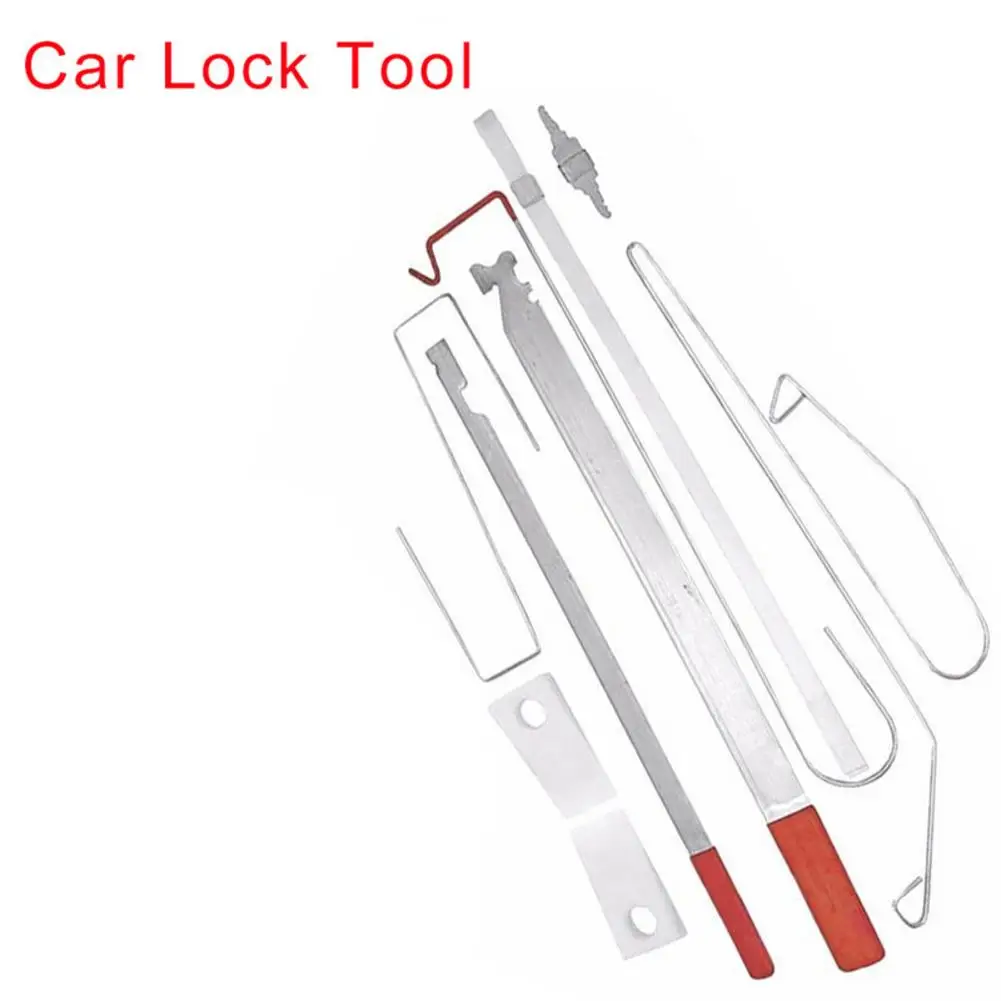 

9PCS/Set Car Lock Out Emergency Tools Special Car Repair Tools Car Door Maintenance Tools Auto Door Maintenance Tools