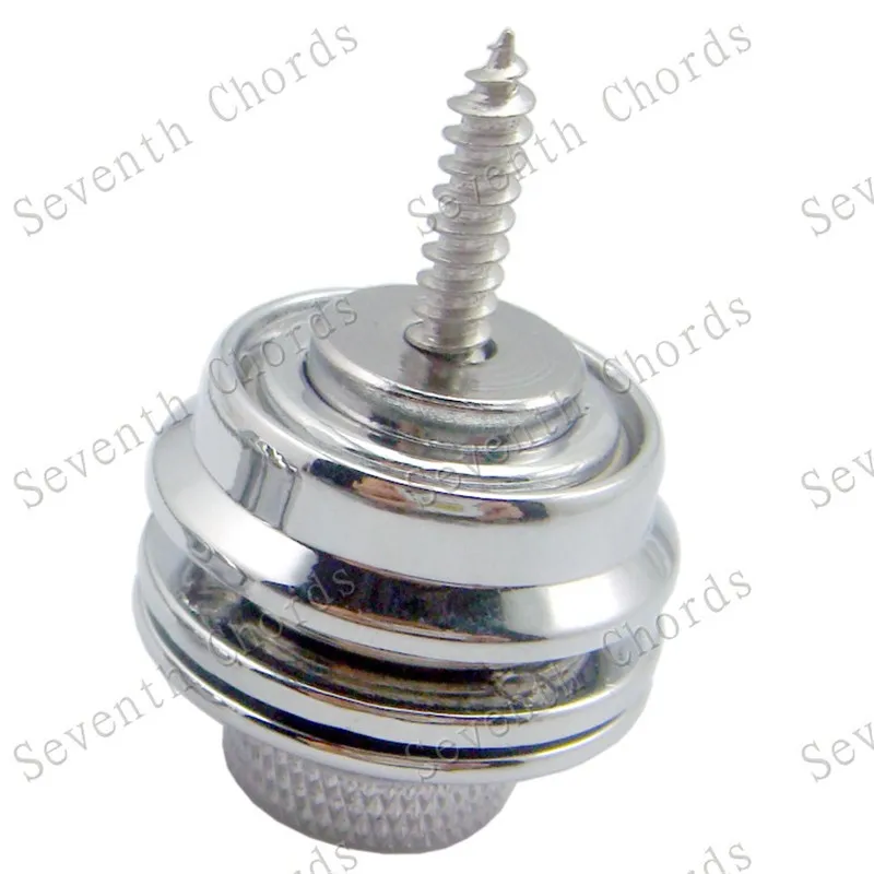 2 шт./лот хромированные фиксирующие штифты с плоской головкой для гитары и бас