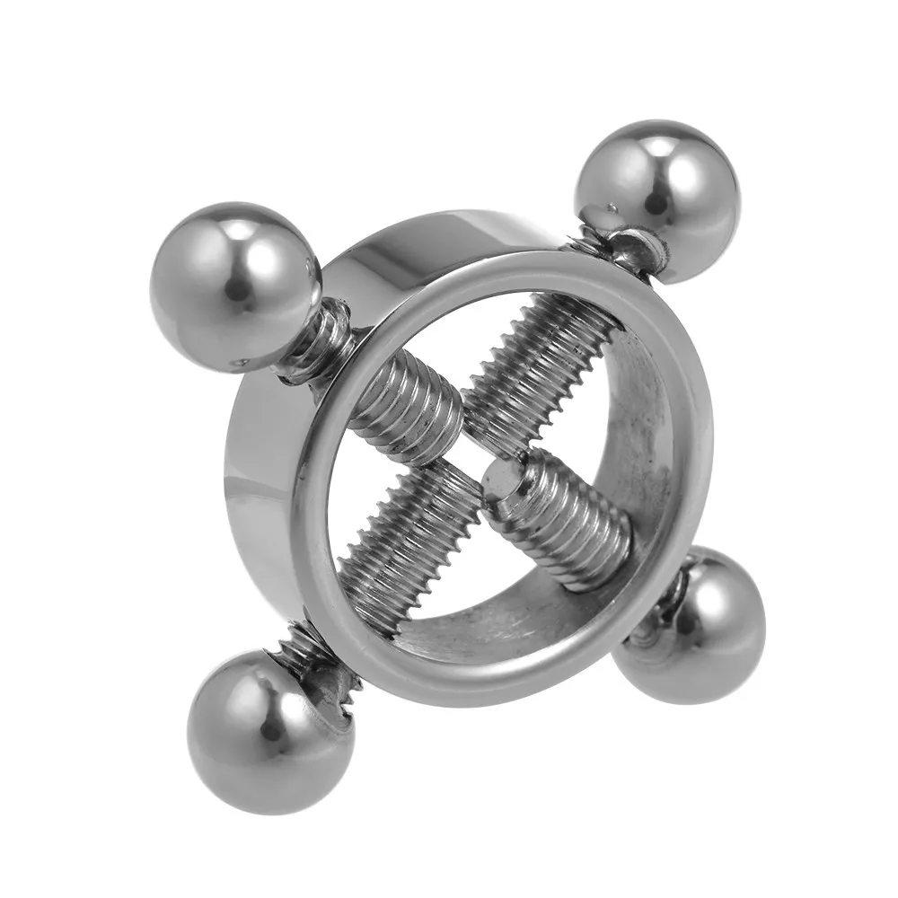 1 пара женской Нержавеющая сталь зажимы для сосков Секс груди и статьи изделия