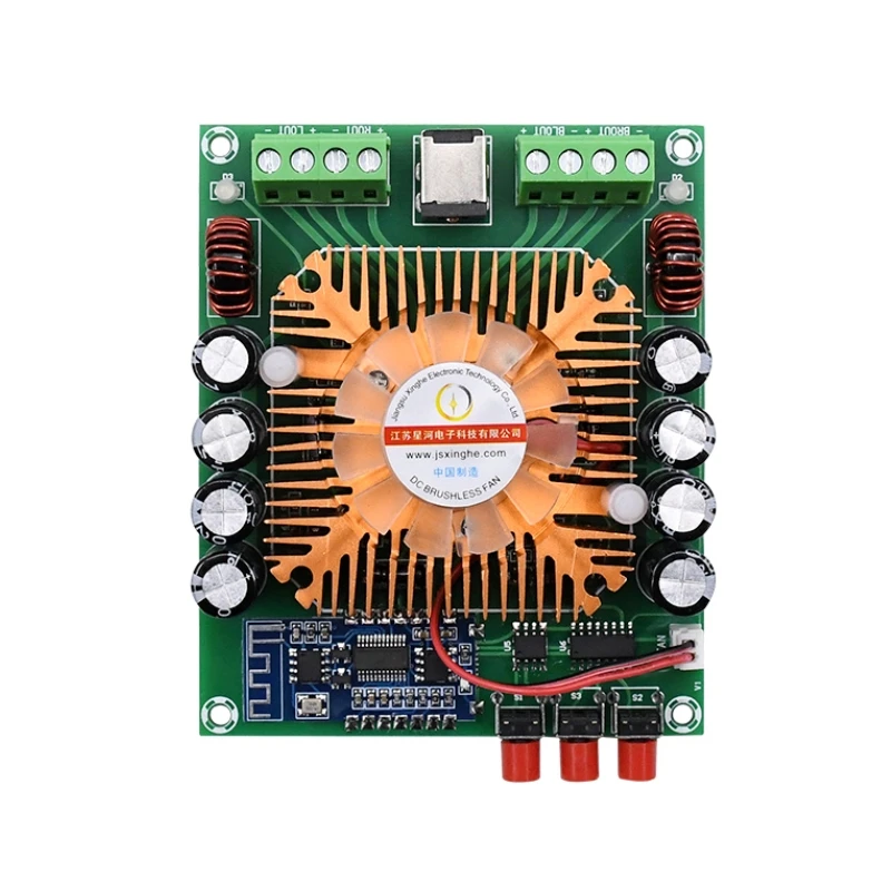 Hi-Fi Bluetooth 5 0 TDA7850 4-канальный 50 Вт * 4 автомобильный стерео аудио сабвуфер усилитель