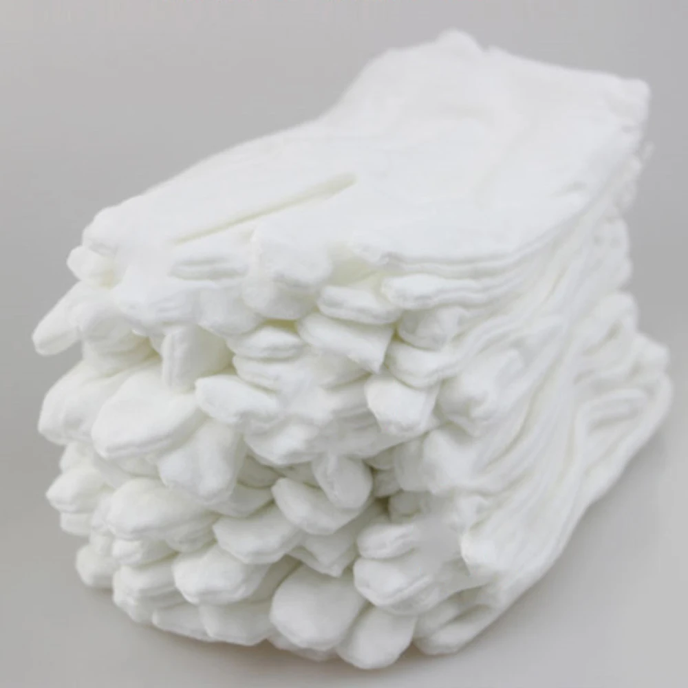 

Pure Cotton Operating Gloves Solid Finger Gloves Wedding White Etiquette