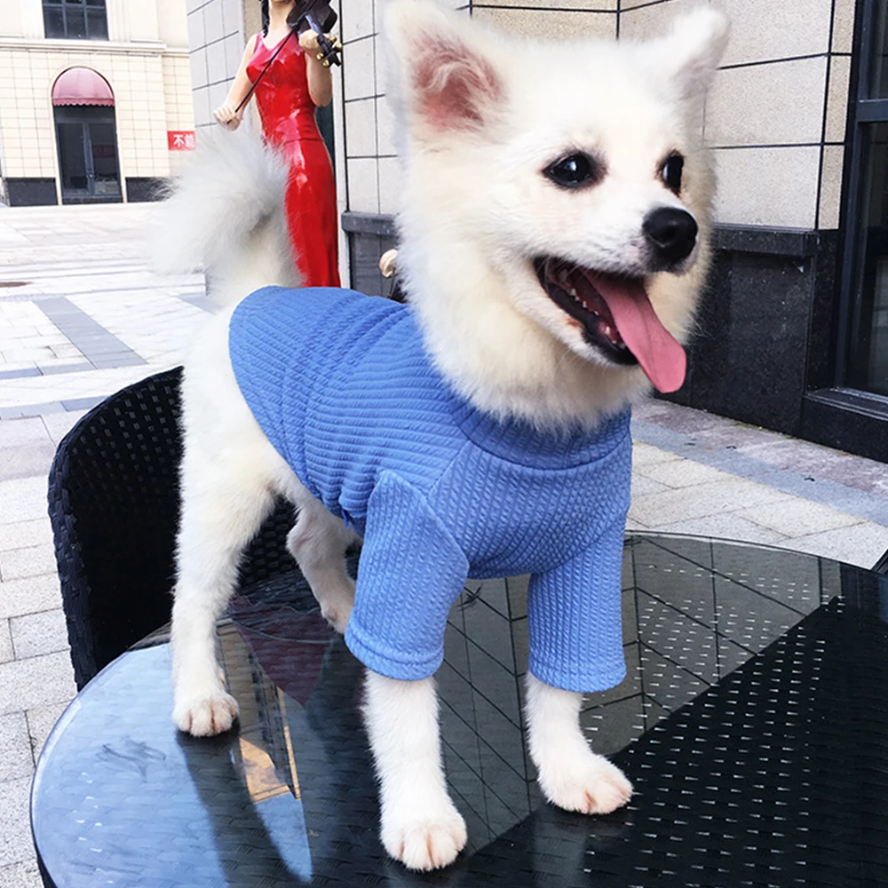 

Pet Dog Clothes Super Soft Puppy Vest T-shirt Cute Solid-colored Dog Clothes Small Dog Chihuahua Cotton Bottoming Shirt