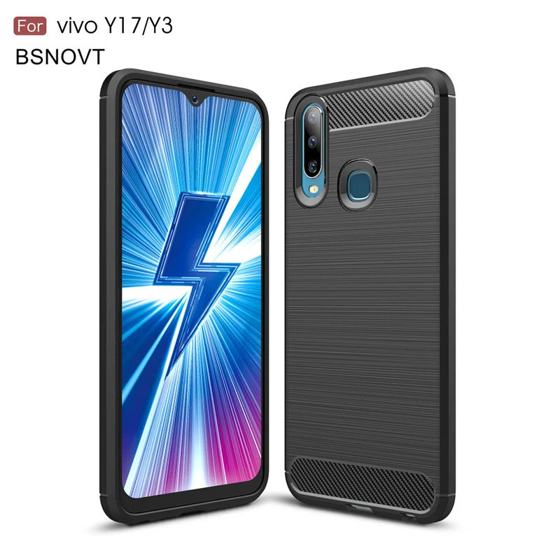 

For Vivo Y11 Case Soft TPU Silicone Shockproof Dirt-resistant Phone Cover For Vivo Y11 Case For Vivo Y11 Y12 Y15 Y17 Y3 6.35"