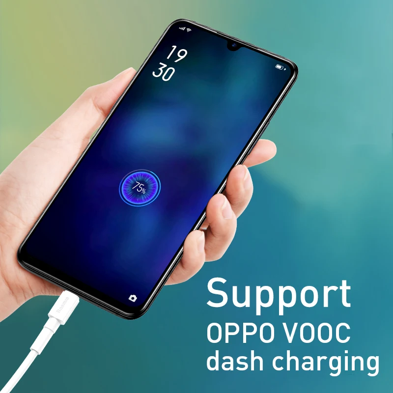USB-кабель Baseus 4A кабель для быстрой зарядки Micro USB VOOC OPPO R15 R11S Plus A77 передачи данных |