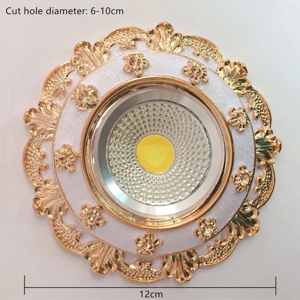 

Retro Ceiling Light Recessed 3W LED AC90-260V Resin Material Ceiling Lighting for Living room Bedroom Kitchen 3000K/5000K Type D