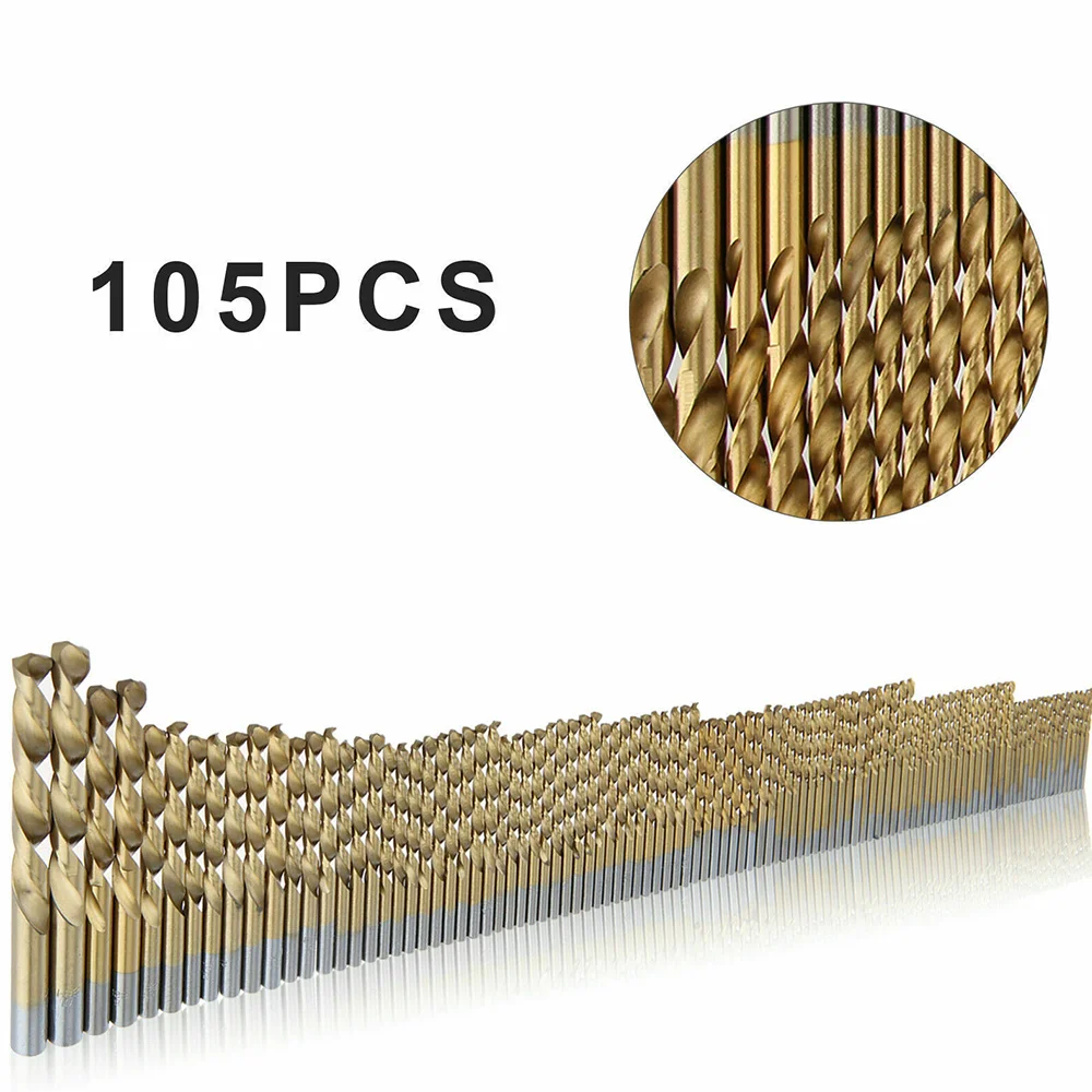 Набор сверл высокоскоростные стальные титановые сверла для работ по