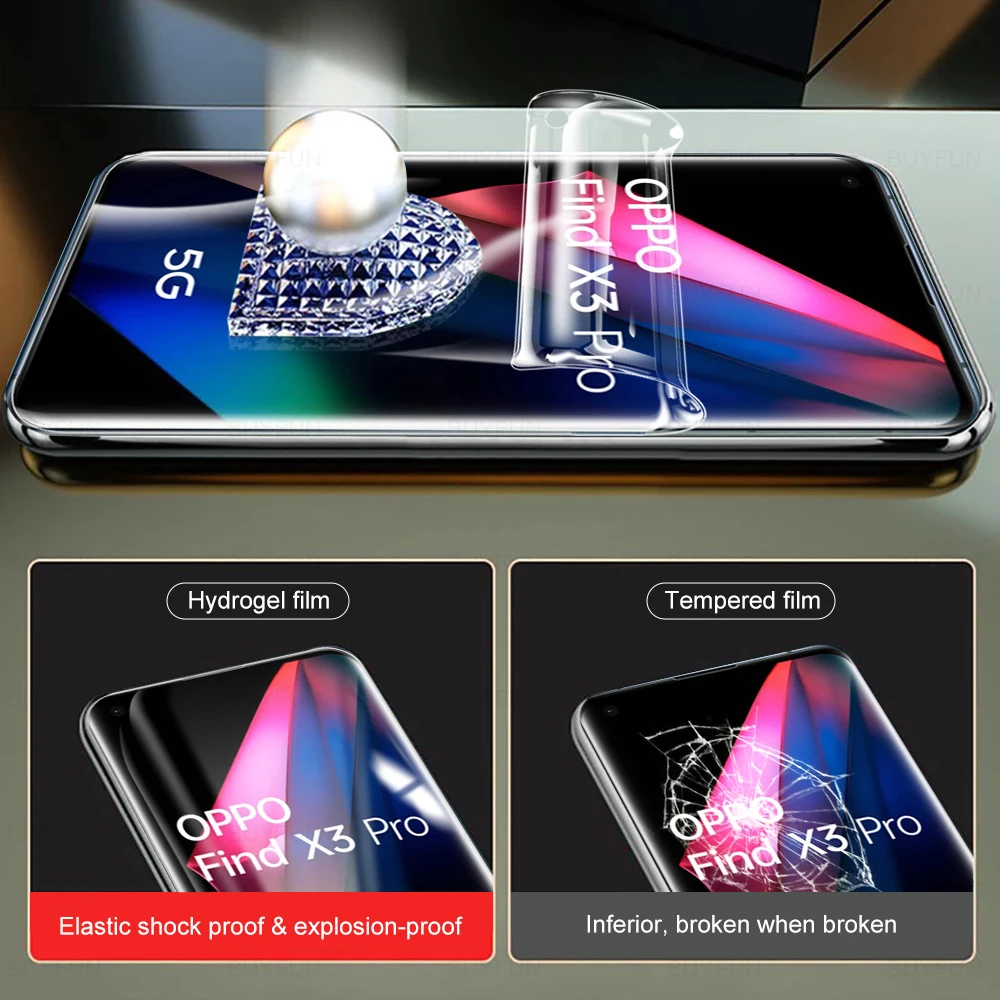 Гидрогелевая пленка 400D для Oppo Find X3 Pro Lite Neo защитная find x3pro x3lie x3 neo не галистая 3 шт. |