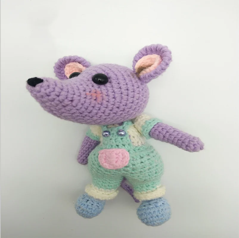 Пара мышь любовник ручной работы искусство украшение дома креативные шерстяные