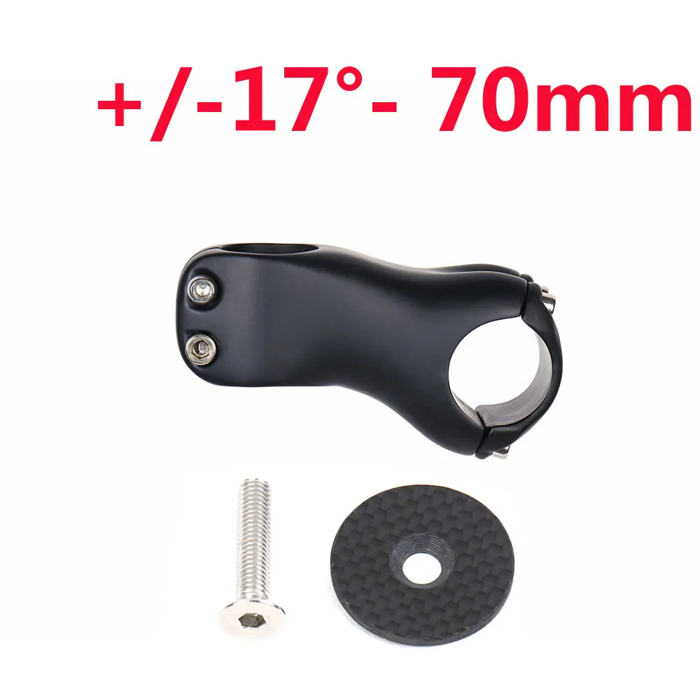 17Degree70mm-2108 LRG велосипедный вынос руля аксессуары полностью из углеродного волокна, стержни дороги углерода/горный велосипед стволовых полюс 6/17 градусов 31,8 мм* 70-130 мм - Цвет: 17Degree70mm-2108