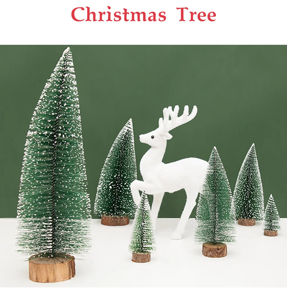 Рождественская елка arbol de navidad Новогодняя мини-елка маленькая сосновая елка adornos de navidad настольный мини Рождественский Декор
