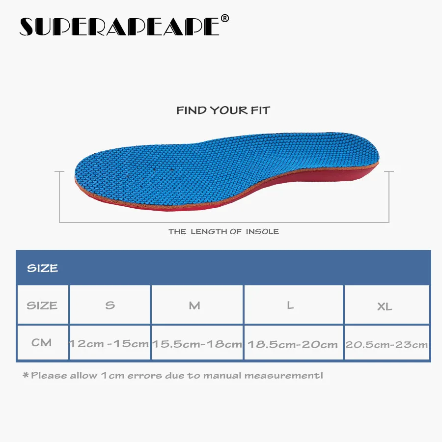 

Kids Children Orthopedic Insoles for Children Shoes Flat Foot Arch Support Orthotic Pads Health Feet Care Insole