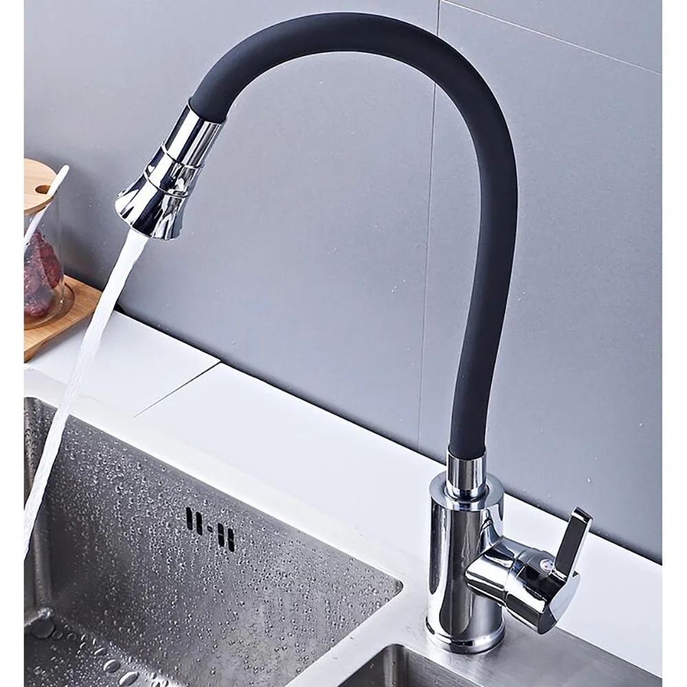 

Смеситель для горячей и холодной воды для кухни и ванной, полностью медная раковина, бассейн для стирки, универсальный поворотный бытовой с...