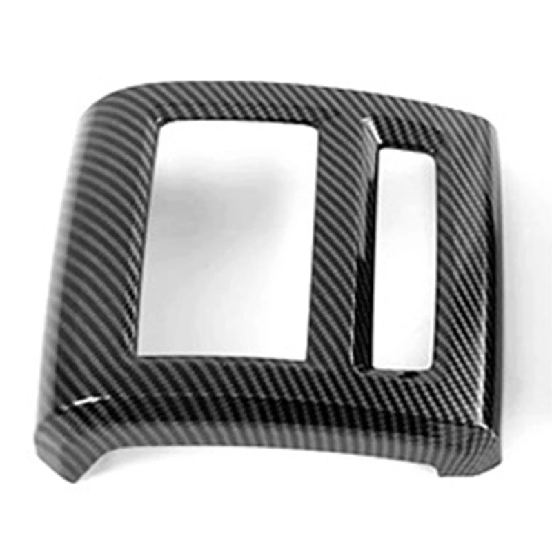 

Car Rear Seat Console Air Conditioner Outlet Frame Cover Trim for Golf 8 MK8 2020 2021 & Front Water Cup Cover Trim