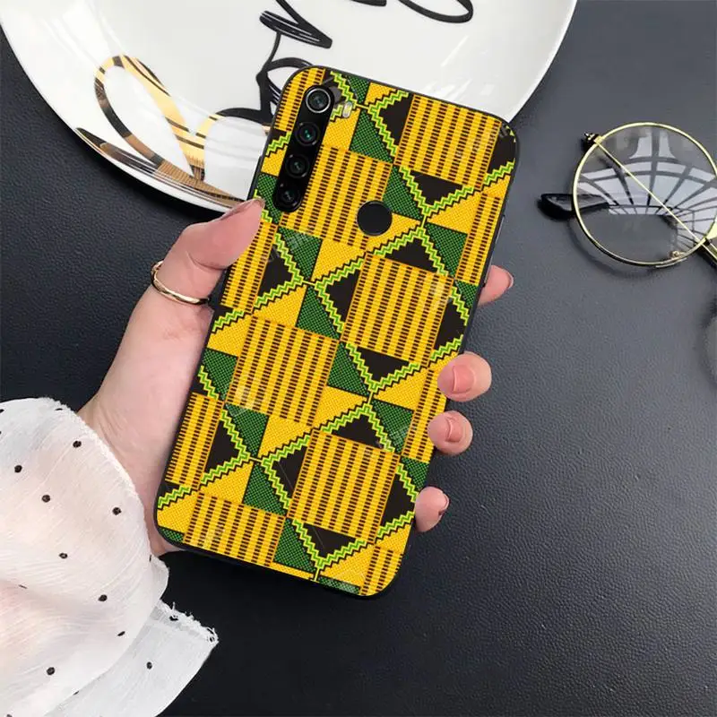 

African style fabric print Phone Case For Xiaomi mi 9 9t 10 redmi 9 9a 8 8a note 10 9 9s 8 8t 7 pro max funda