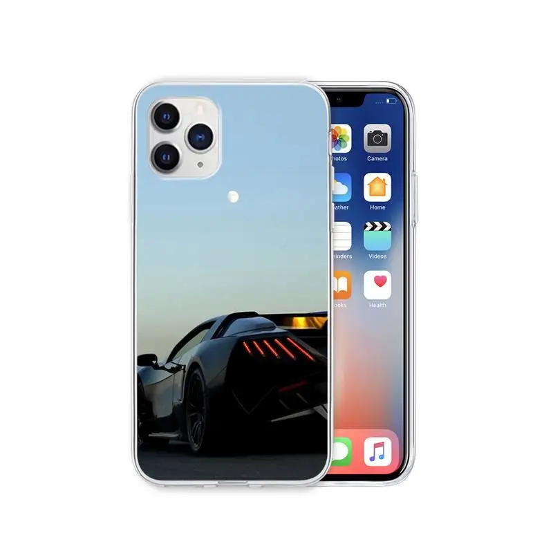 

Sport Cars Transparent Mobile Phone Case For Samsung Galaxy A51 A71 S20 S10e S8 S7 S9 S10 Plus Clear Cover