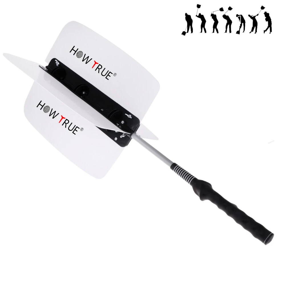 Golf Training Aids Golf Pinwheel Swing Trainer Fan Power Speed Practice Training Grip Aid Removable Golf Accessories