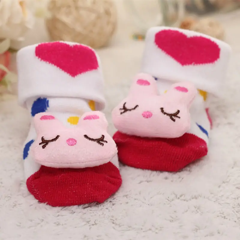 2019 new hot Baby socks rubber anti slip floor cartoon kids Toddlers autumn spring Fashion Animal newborn Cute 0-6-12month | Детская