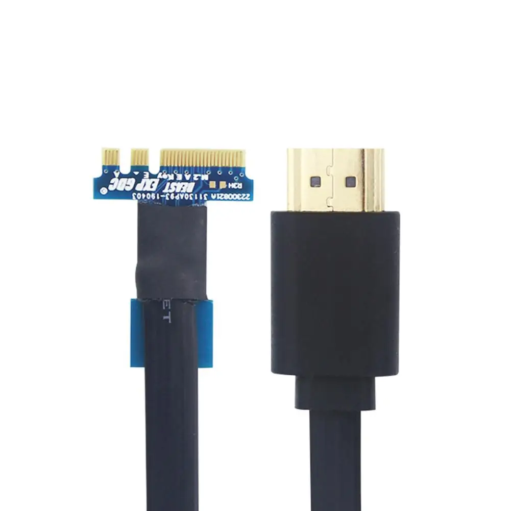 Кабель V8.0 EXP GDC Beast HDMI к NGFF M.2 A/E Key, 27 см, внешняя видеокарта PCI-E, отдельный кабель интерфейса NGFF HDMI