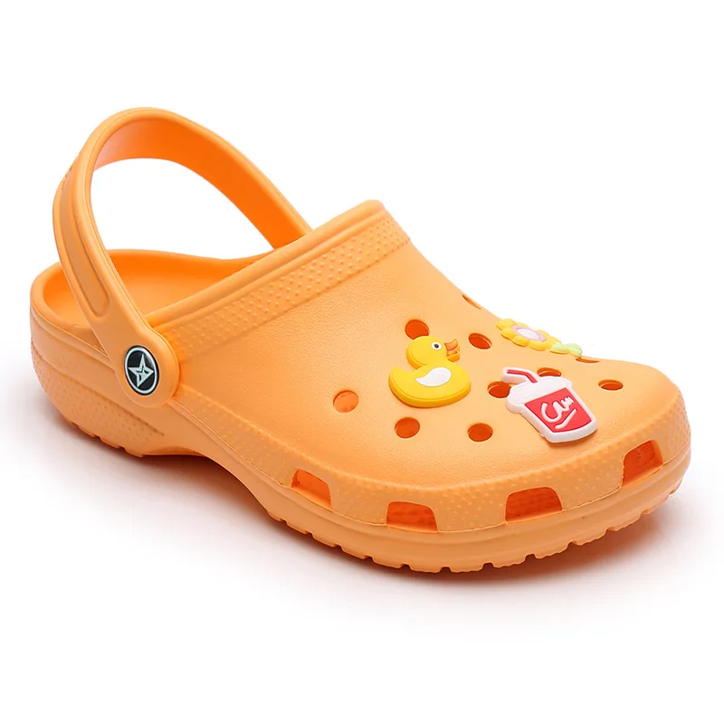 

8color Women Fancy Scrubs Sandals Hole Shoes Beach Slippers Light Print Beauty Salon Summer Leisure Jelly Color Sandals Shoes